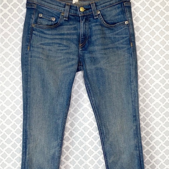 EUC Rag & Bone Mid Wash Skinny Jeans in Monument - Picture 4 of 14